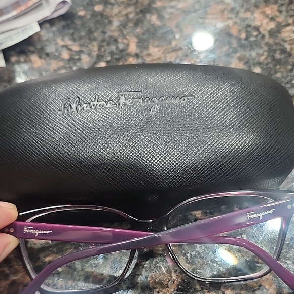 Salvatore Ferragamo Accessories - Salvatore Ferragamo Women's Glasses in Vibrant Purple. With Case